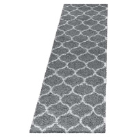 Šedý běhoun 80x250 cm Salsa – Ayyildiz Carpets