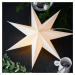 Markslöjd Živá dekorativní hvězda, závěsná, bílá, Ø 60 cm