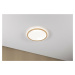 PAULMANN LED Panel Atria Shine Backlight IP44 kruhové 293mm 16W 4000K design dřevo 710.33