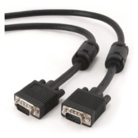 Kabel CABLEXPERT CC-PPVGA-10-B přípojný k mon  15M/15M VGA   3m  stíněný extra, ferrit BLACK