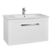 Krajcar KA Atria koupelnová skříňka s umyvadlem 100 x 58 x 45 cm bílá KA100