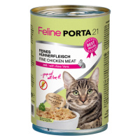 Feline Porta 21 pro kočky 6 x 400 g - Kuřecí maso s aloe