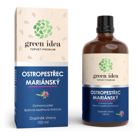 GREEN IDEA Ostropestřec - bezlihová tinktura