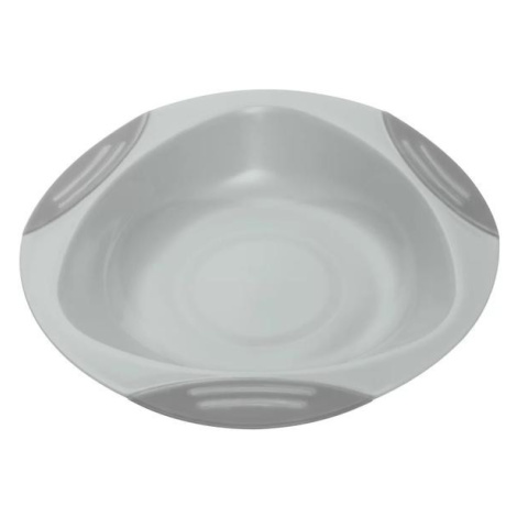 Baby Ono dětský plastový talíř 16 cm s přísavkou šedý