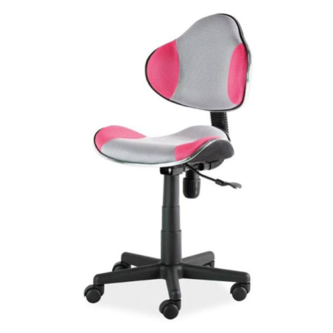 Dětská židle SIGQ-G2 šedá/růžová