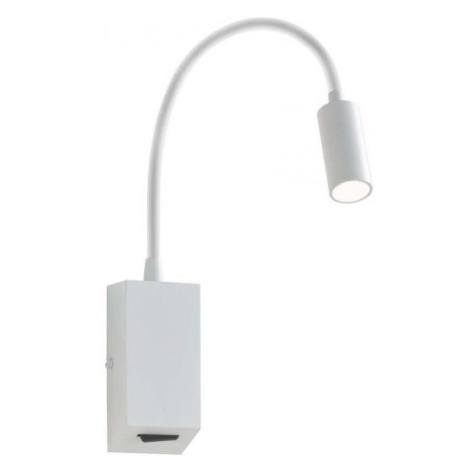 Redo Redo 01-1193 - LED Flexibilní lampička HELLO LED/3W/230V bílá