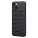 Kryt Pitaka MagEZ 4 1500D case, black/grey twill - iPhone 15 Plus (KI1501M)