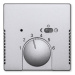 ABB kryt termostatu hliníková stříbrná 2CKA001710A3669 Future Linear, Busch-axcent 1795-83 (1710