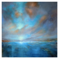 Ilustrace Blue wideness, Annette Schmucker, 40 × 40 cm