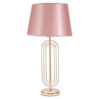 Růžová stolní lampa Mauro Ferretti Krista, výška 64 cm