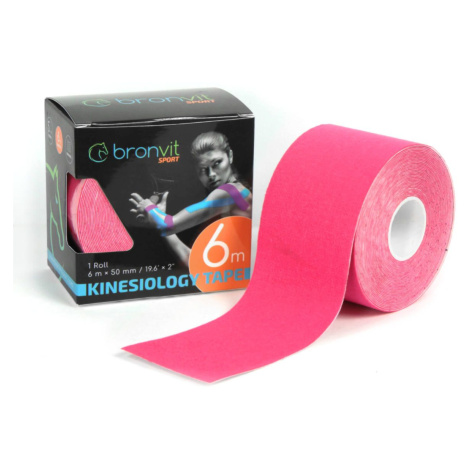 BronVit Sport Kinesio Tape classic 5 cm x 6 m	 tejpovací páska růžová