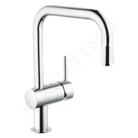 GROHE Minta Páková dřezová baterie, chrom 32067000