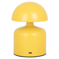 Žlutá stolní lampa s kovovým stínidlem (výška 15 cm) Impetu – Leitmotiv