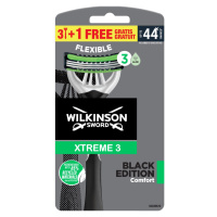 Wilkinson Xtreme3 Black Edition Comfort pánský jednorázový holicí strojek 3+1 ks
