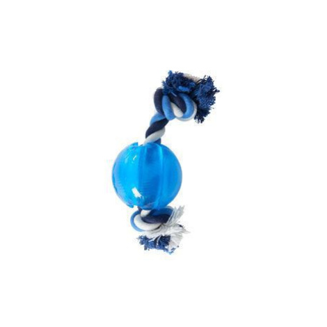 Hračka pes BUSTER Strong Ball s provazem sv. modrá, M Kruuse Jorgen A/S