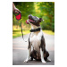 Vsepropejska Elvíra samonavíjecí vodítko pro psa Barva: Červená, Délka vodítka: 5 m