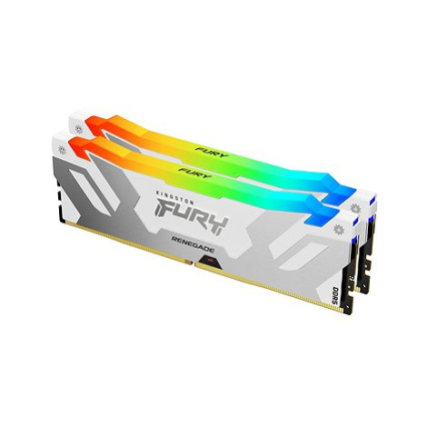 Kingston FURY 64GB KIT 6400MT/s DDR5 CL32 Renegade RGB White XMP