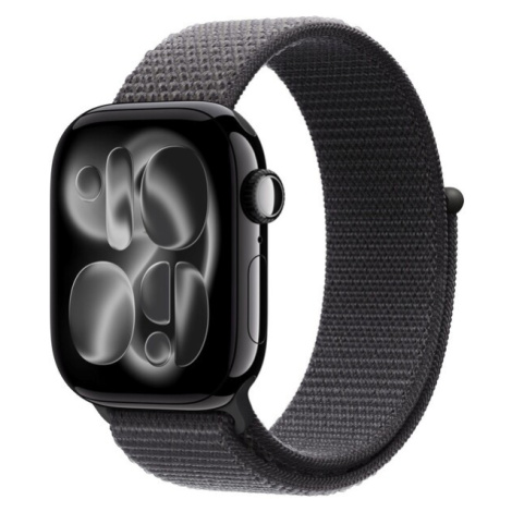 Apple Watch 42/41/40/38mm tmavě šedý provlékací sportovní řemínek