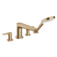 Vanová baterie Hansgrohe Talis E se sprchovým setem kartáčovaný bronz 71748140