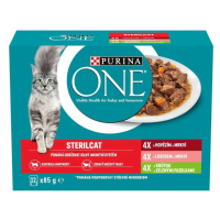 Purina ONE STERILCAT lahodný výběr ve šťávě 72 x 85 g