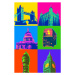 Ilustrace London Buildings and Icons, smartboy10, 26.7 × 40 cm