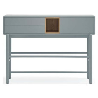 Modro-šedý konzolový stolek 35x120 cm Corvo – Teulat