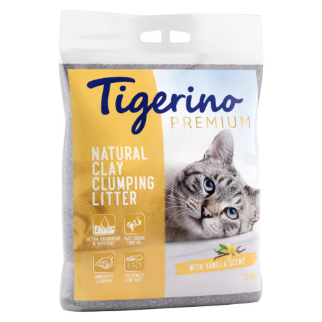 Kočkolit Tigerino Premium - Vanilla - výhodné balení 2 x 12 kg