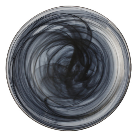 Talíř mělký černý 28 cm - Elements Glass S-art