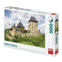 Puzzle hrad Karlštejn 47x33cm 500 dílků v krabici 33,5x23x3,5cm