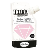 Diamantová barva IZINK Diamond - pastelová růžová, 80 ml