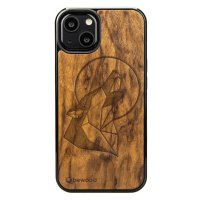 Pouzdro Bewood pro iPhone 13 Vlk Imbuia