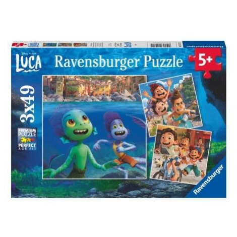 Ravensburger Disney Pixar: Luca 3x49 dílků