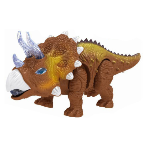Dinosaurus chodící se zvukem a světlem Triceratops