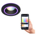 Calex Calex Smart Halo vestavný downlight CCT RGB černá