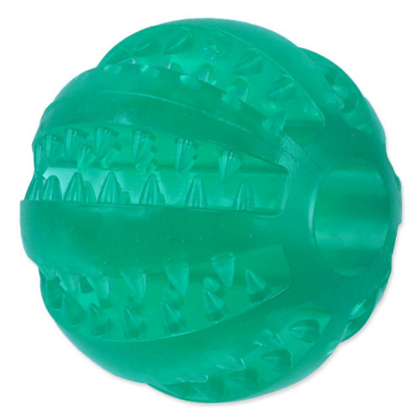 Míček Dog Fantasy Dental Mint zelený 6cm