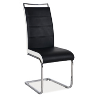 Signal Jídelní židle H-441 | ekokůže Barva: Černo-bílá