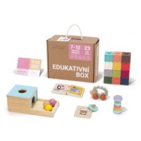 Sada naučných hraček pro miminka 7-12 měsíců - edukativní box
