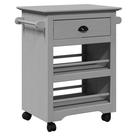 vidaXL Kuchyňský vozík &quot;BODO&quot; šedý 67,5x45x80 cm