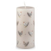 Béžová velikonoční svíčka Unipar Cute Hens, doba hoření 73 h