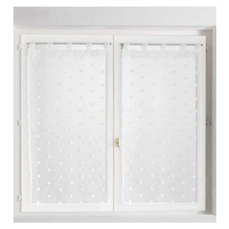 Bílá záclona 60x120 cm Pompinou – douceur d'intérieur