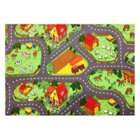 Dětský hrací koberec farma 2 - 200 x 200 cm