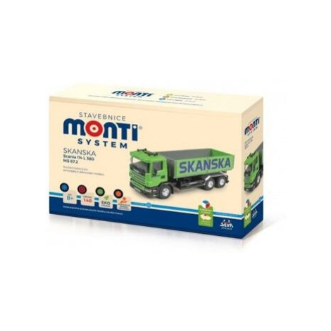 Stavebnice Monti System MS 67,2 Skanska Scania 114 L 1:48 v krabici