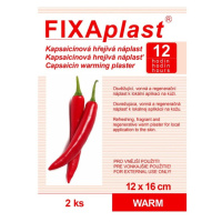 FIXAplast Hřejivá kapsaicinová náplast Warm 12x16cm 2ks