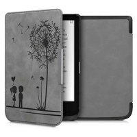 KW Mobile - Dandelion Love - KW5022803 - Pouzdro pro Pocketbook 616/617/627/628/632/633 - šedé