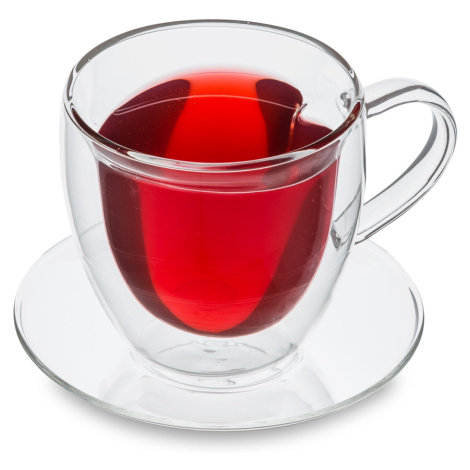 Feelino Šálek, Dvoustěnný, Vysoce kvalitní borosilikátové sklo, 400 ml, Jedinečný