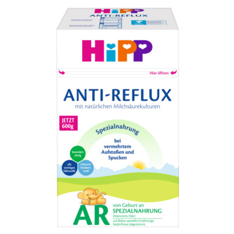 HiPP Anti-Reflux Speciální kojenecká výživa od narození, 600 g