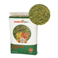 RabbitWeed RabbbitWeed luční seno 1kg / 40 l