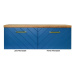 BESCO Olsen Spa  FLOO NASUF854CZP - Spodní skříňka FLOO modrá matná