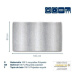 KELA Koupelnová předložka Ombre 100x60 cm  polyester šedá KL-23574