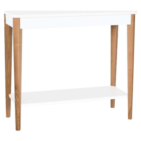 Bílý konzolový stolek Ragaba Ashme, šířka 85 cm